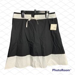 Apostrophe New With Tags Black With White Thin Skirt Wm 12