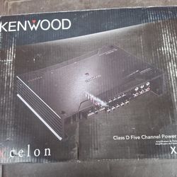 AMPLIFICADOR AMPLIFIER KENWOOD EXCELON 5 CHANELS 1800 WATTS NUEVO NEW ABLO ESPAÑOL 