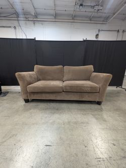 Comfortable Brown SAHARA Home Collection Two-Seater Sofa