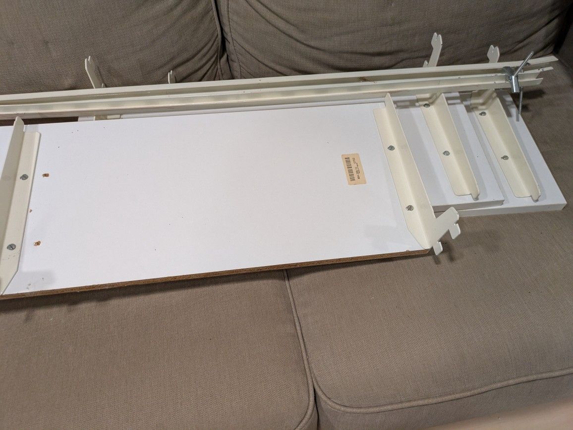 Shelves with Hardware