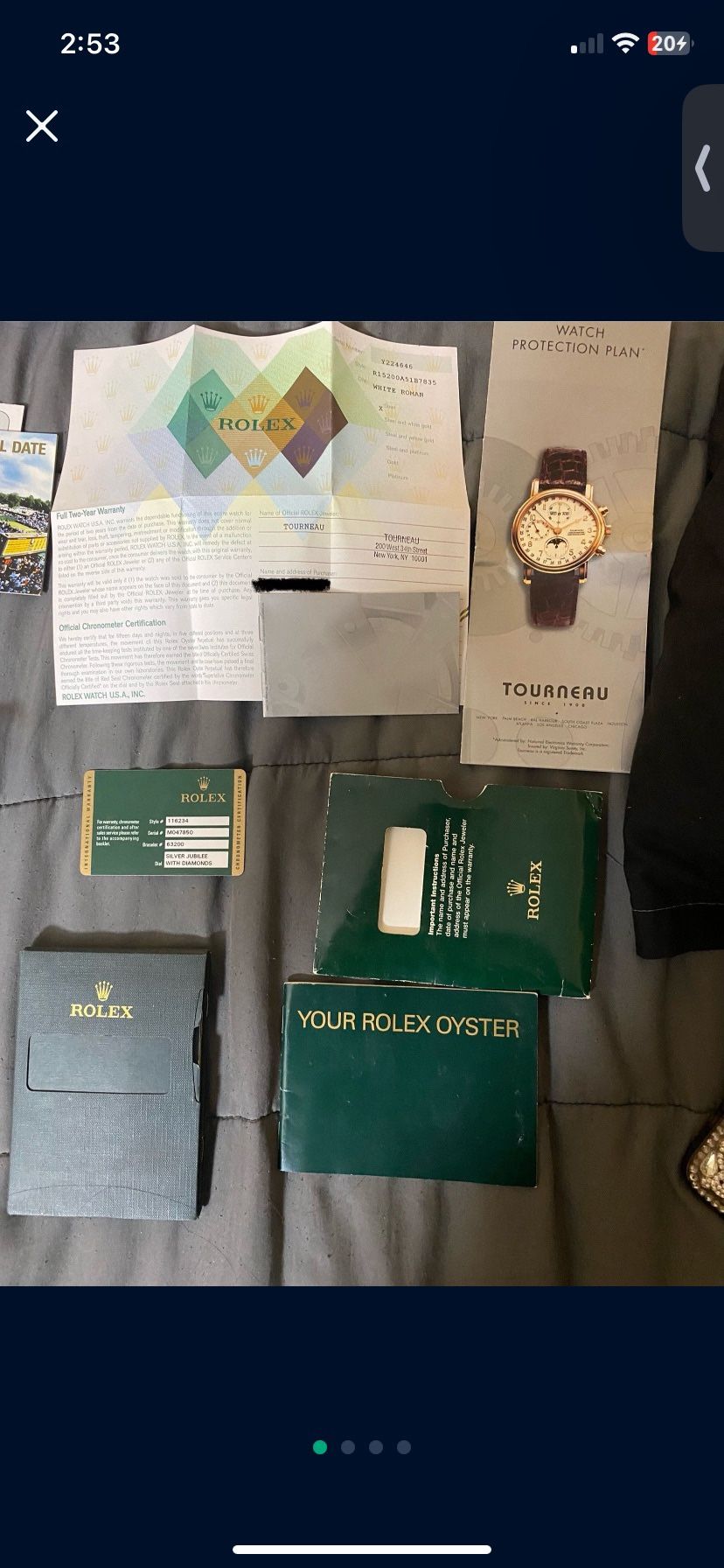Rolex Paperwork
