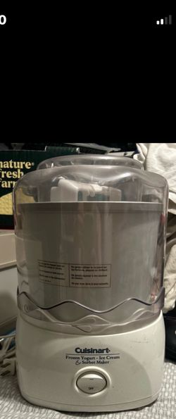 Cuisinart Automatic 1-1/2 Quart Ice Cream Frozen Yogurt Sorbet Maker White ICE20