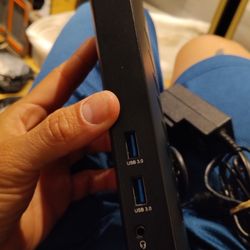 Plugable USB 3.0 and USB-C Universal Laptop Docking Station with 2 HDMI Ports for Windows, Mac (Driver Required), and ChromeOS, Gigabit Ethernet, Audi