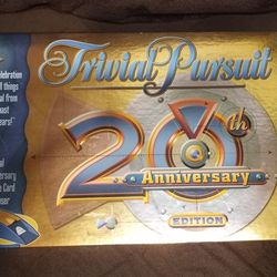 LIKE NEW board game "Trivial Pursuit 20th"  (NO missing pieces) $5 FIRM