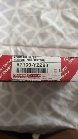 Toyota sienna air filter