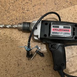 Vintage Craftsman 1/2” Reversible Drill