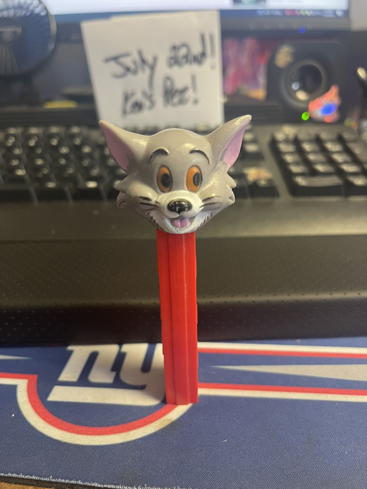 Rare Vintage No Feet Tom Cat Pez Dispenser Pat#3.9 Made In Hong Kong
