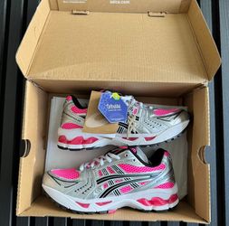 pink asics size 6 women