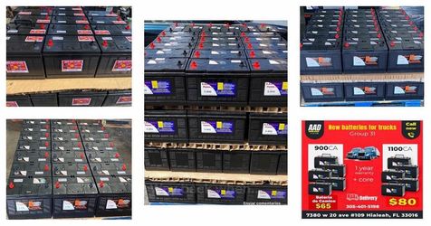 Baterías con 3 meses de garantía usadas como nuevas para camión