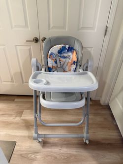 UMGOOGOO Multi Functional All in 1 Baby High Chair Swings for Infants Foldable Rocking 8 Level Height Adjustment Eco Friendly Washable PU Cushion Ulti