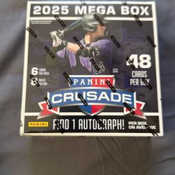 2025 mega box 48 cars per box per Panani Crusade