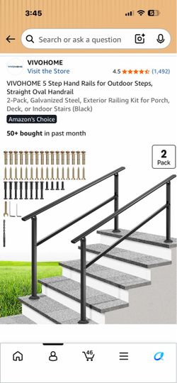 5 step rail for home