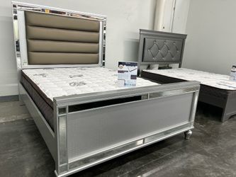 Queen bed with mattress