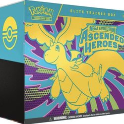 Pokemon Mega Evolution Ascended Heroes Elite Trainer Box - Sealed/NEW