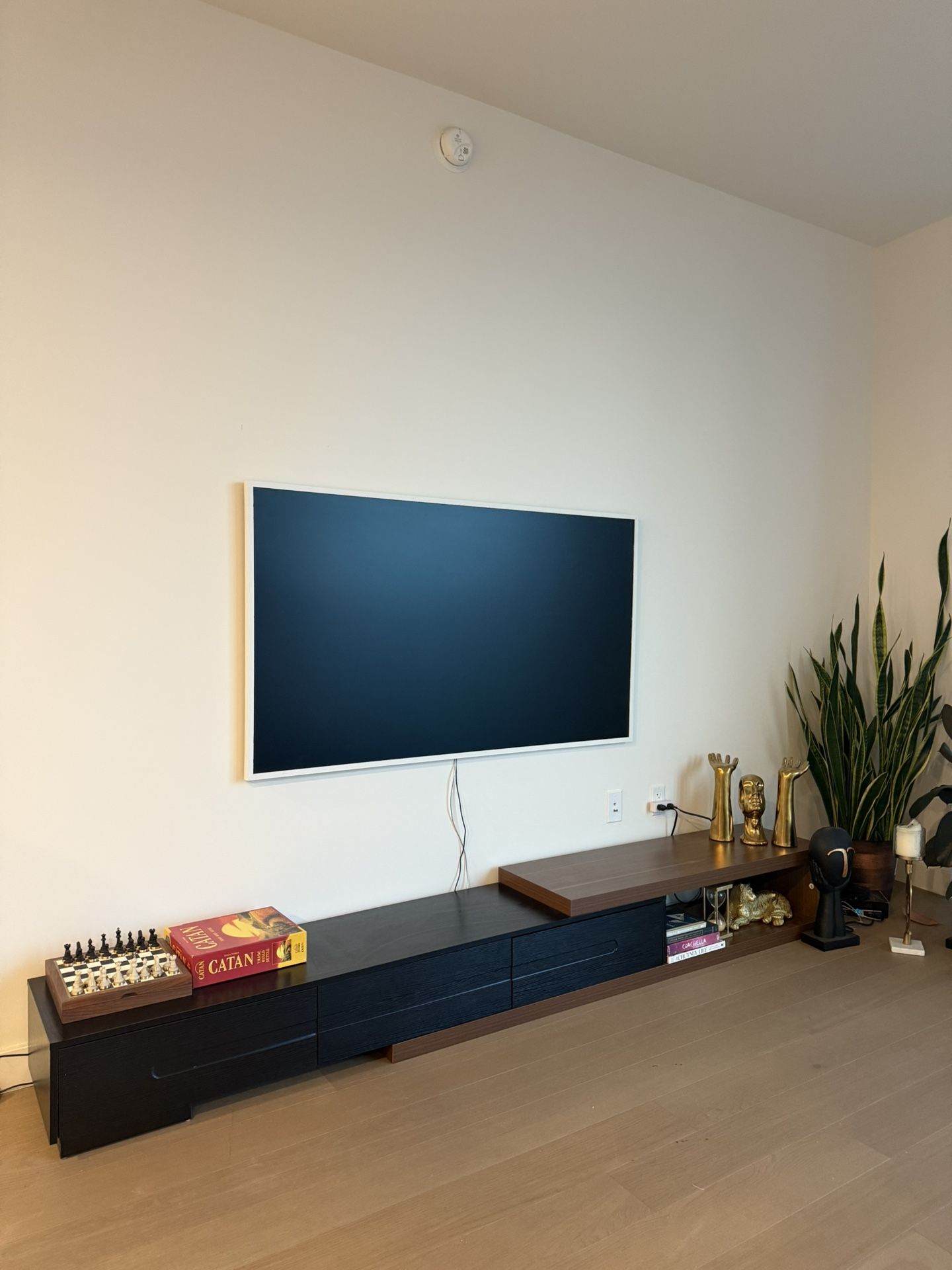 82-110'' Extendable Entertainment Center/TV Stand