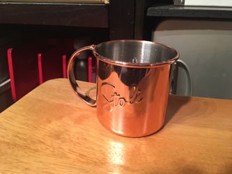 Stoli copper mugs