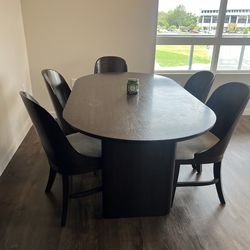 Dining Table with 5 chairs