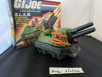 Vintage 1987 GI Joe Slam (Strategic Long-Range Artillery Machine)