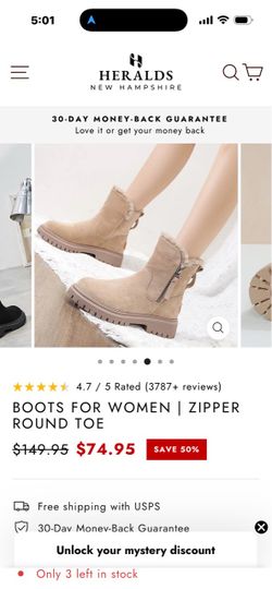 New F&8 Cameo Boots size 10 for women