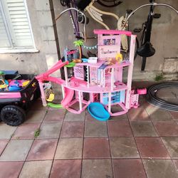Barbie 3 story playhouse