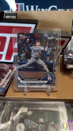 2025 Topps Now Yoshinobu Yamamoto WS 10/31/2025