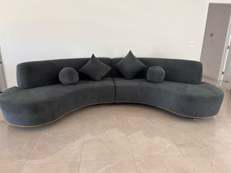 Velvet Sofa Coach