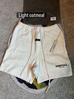 Essentials Light Oatmeal Shorts Brand New Sizes M,L,XL