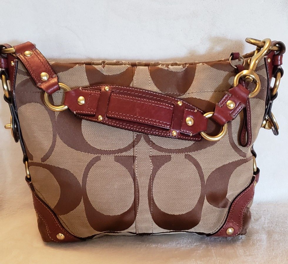 Authentic LEATHER Coach Hobo Bag $75