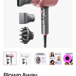 Wavytalk Hair Dryer with 3 attachments 