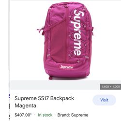 Magenta Supreme SS17 Backpack 