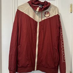 Star Wars Crimson Rebels hooded windbreaker