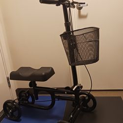 Turnable ☆ Body Med ☆ Knee Bike /Scooter With Massive Oversized Storage Type Brakes Black Beauty Like Brand New Gorgeous None Nicer ABS Unbreakable