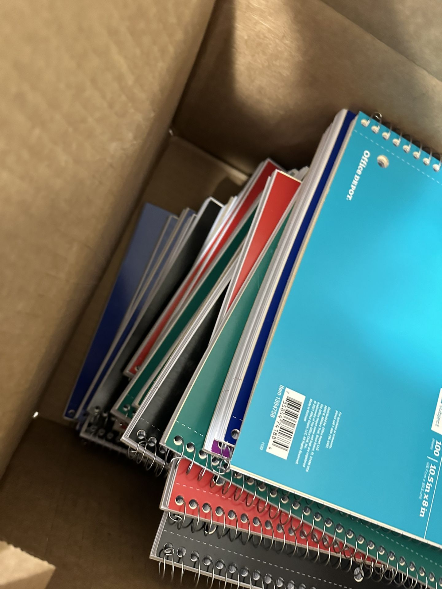 23 Notebooks, Wide Rule, 100 Sheets