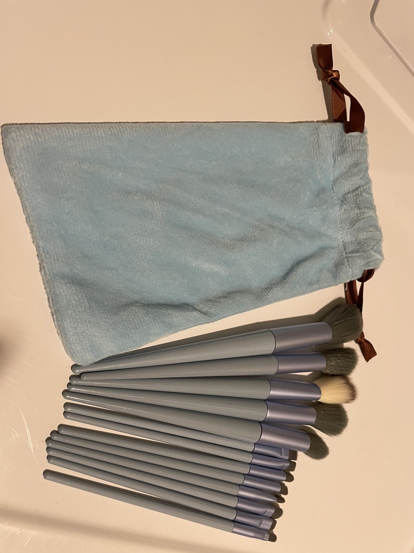 Make Up Brushes With Bag! (12)