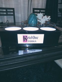 Kettle One light up Bottle display