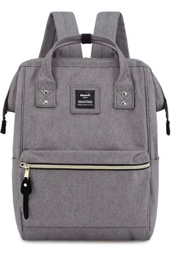 Himawari Gray Canvas Backpack