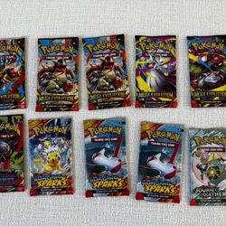 10 Brand New Assorted Sealed Pokemon Booster Packs