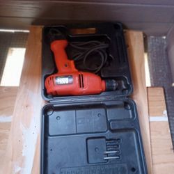 Black And Decker Corded Drill 