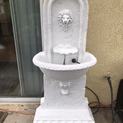 Beautiful lion fountain