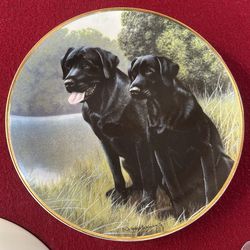 Overview    +1 This item is a Franklin Mint Sporting Companions Nigel Hemming Labrador Retrieve 8" Plate