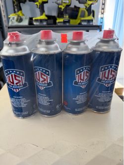 4 Pack of Butane Gas Cans