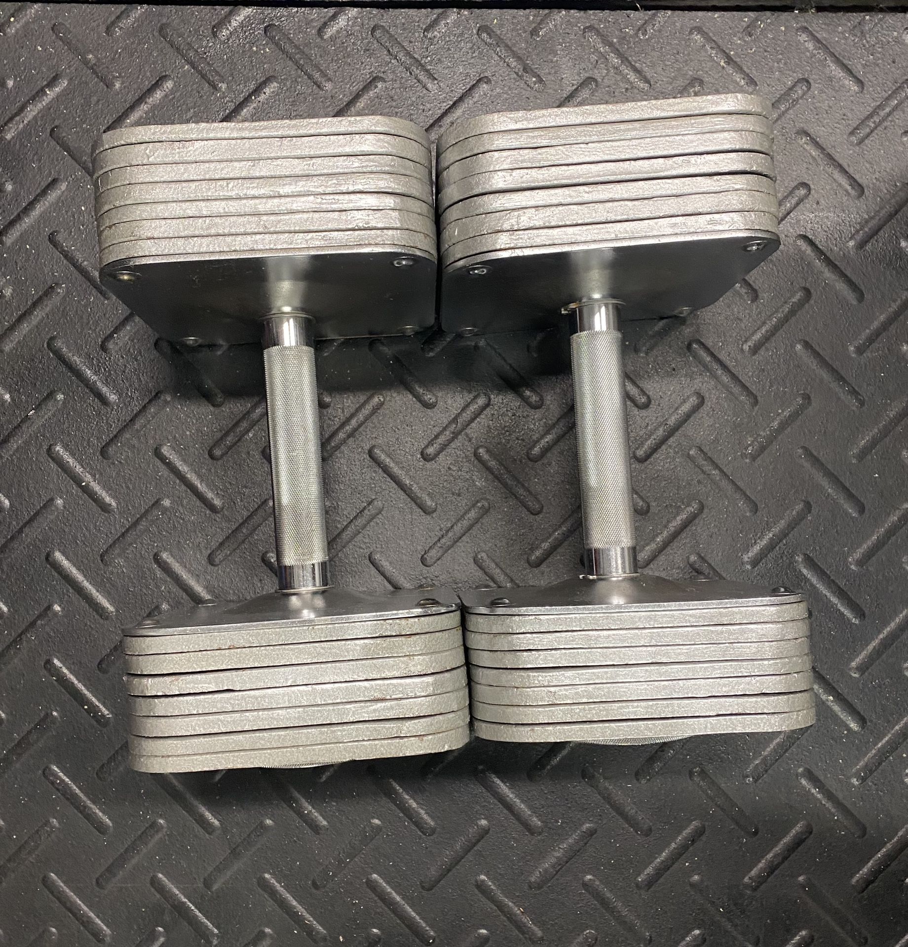 Hoist 75lbs Adjustable Dumbbells W/stand And Bench 