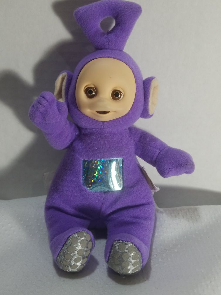 Playskool Baby Rattle Toy Teletubbies "Tinky Winky" 1998 Purple