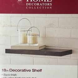 Home Decorators Collection 18” Decorative Wood Shelf w/ Hardware (2 Pack)