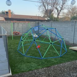 FREE Swing Set and 10ft Dome Climber