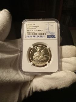 2019-S American Legion Half Dollar PF 70 Ultra Cameo  First Releases 