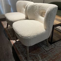 Sherpa Chairs Set Of 2