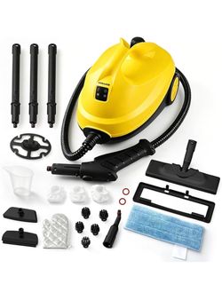 new 300°F Steam Cleaner for Home, 4.5 Bar, With 20 Accessories Floor, Window, Oven, Grout, Furniture| Kitchen, Bathroom| 1.5L Tank| 5M Power Cord| Ste