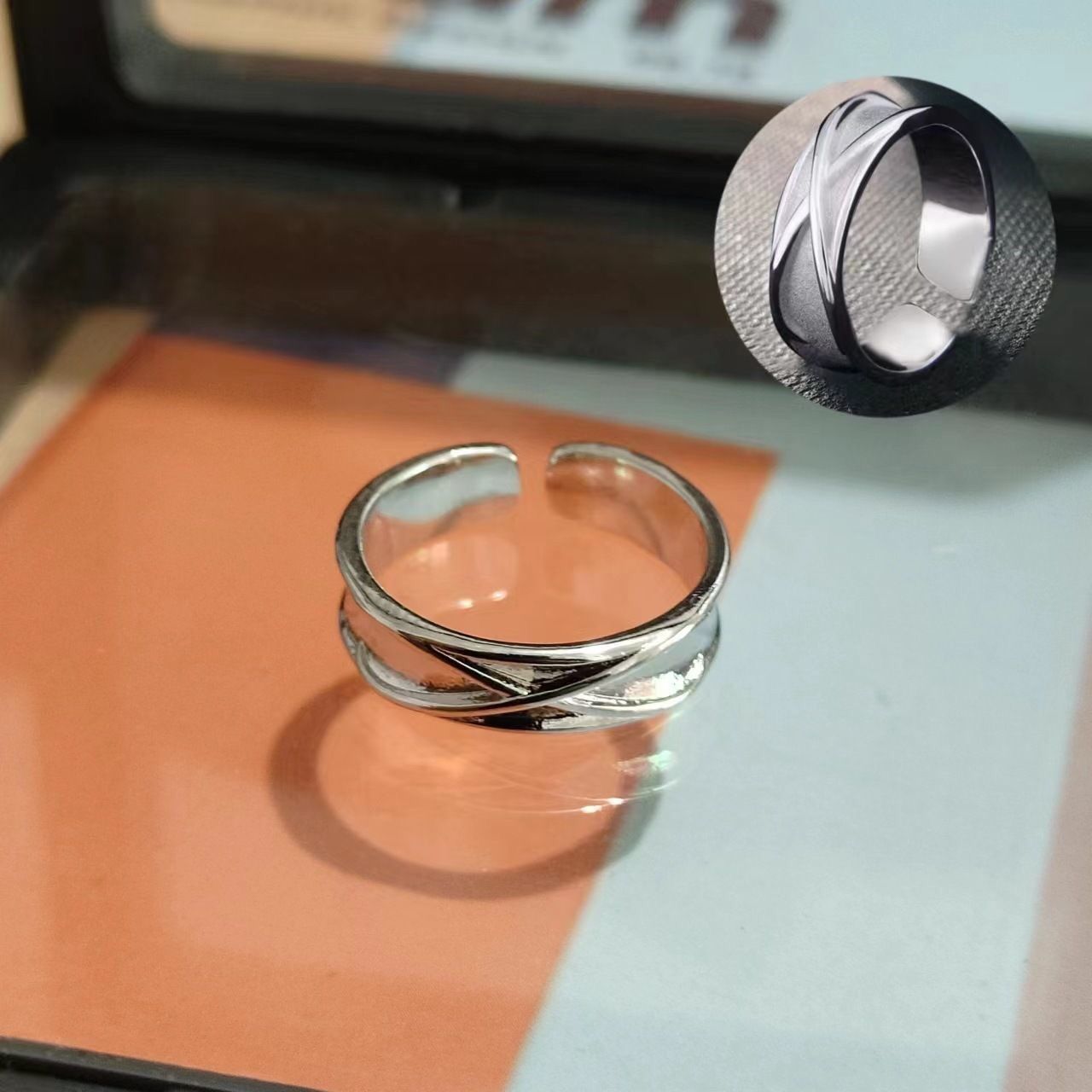 Dark Wukong Time Ring Men’s Animation Peripheral Dragon Ball Super Universe Same Open Finger Ring Frosted Ring