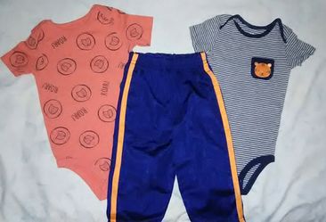 Baby boys 18 months Onesies & Pants - Lot of 3